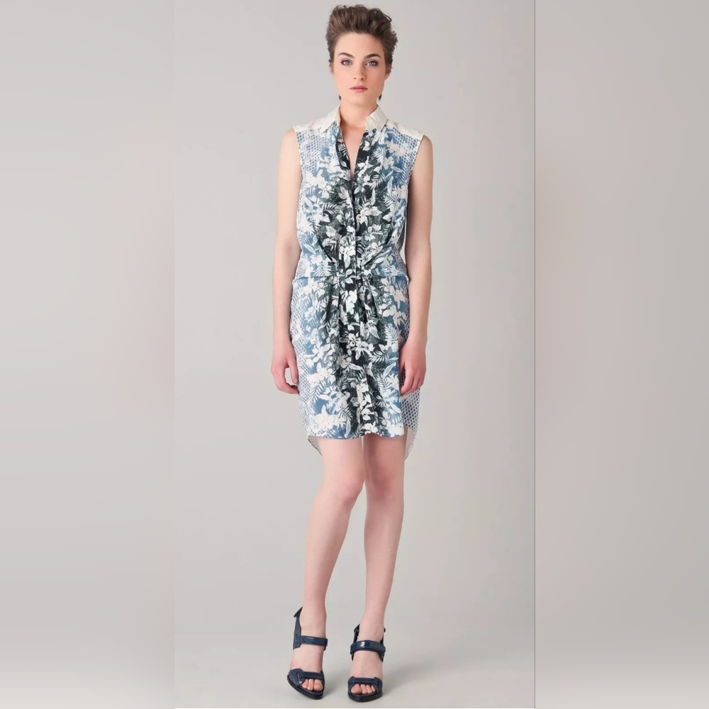 Alexander Wang silk shirt dress. Size 0